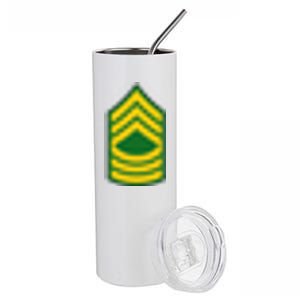 Master Sergeant Military Badge Stainless Steel Tumbler