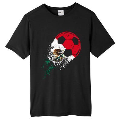 Mexico Soccer Mexican Flag Pride Soccer Player Tall Fusion ChromaSoft Performance T-Shirt