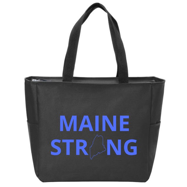 Maine Strong Zip Tote Bag