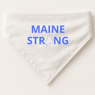 Maine Strong USA-Made Doggie Bandana