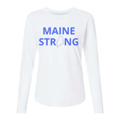 Maine Strong Womens Cotton Relaxed Long Sleeve T-Shirt