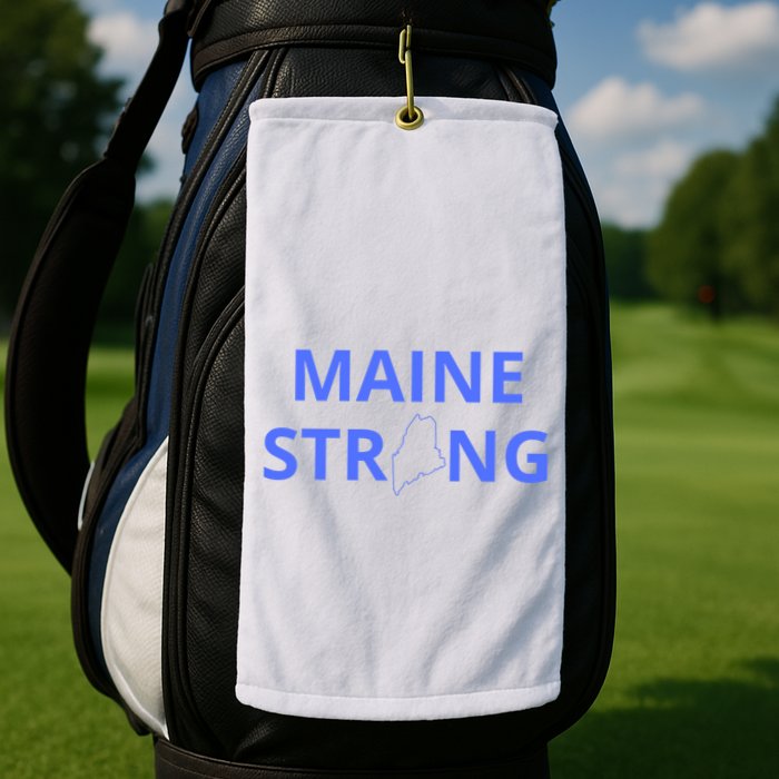 Maine Strong Golf Towel