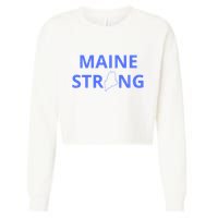 Maine Strong Cropped Pullover Crew