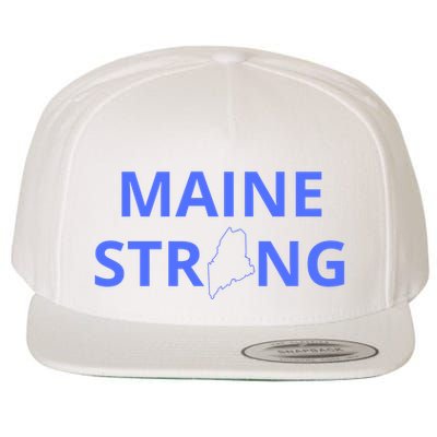Maine Strong Wool Snapback Cap