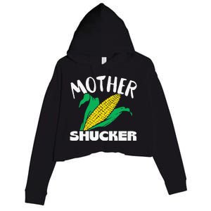 Mother Shucker Mom Pun Funny Corn Farmer Mom Gift Crop Fleece Hoodie