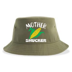 Mother Shucker Mom Pun Funny Corn Farmer Mom Gift Sustainable Bucket Hat