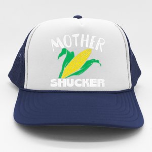 Mother Shucker Mom Pun Funny Corn Farmer Mom Gift Trucker Hat