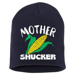 Mother Shucker Mom Pun Funny Corn Farmer Mom Gift Short Acrylic Beanie