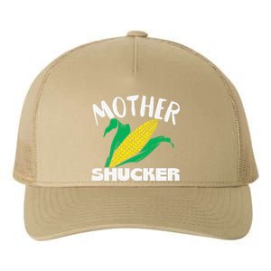 Mother Shucker Mom Pun Funny Corn Farmer Mom Gift Yupoong Adult 5-Panel Trucker Hat