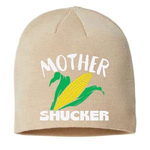 Mother Shucker Mom Pun Funny Corn Farmer Mom Gift Sustainable Beanie