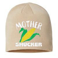 Mother Shucker Mom Pun Funny Corn Farmer Mom Gift Sustainable Beanie