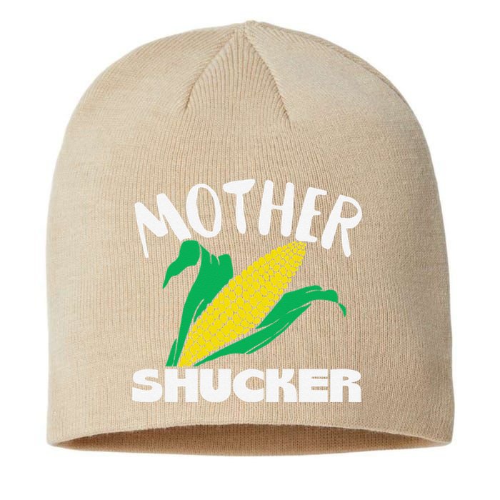 Mother Shucker Mom Pun Funny Corn Farmer Mom Gift Sustainable Beanie