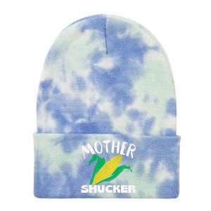 Mother Shucker Mom Pun Funny Corn Farmer Mom Gift Tie Dye 12in Knit Beanie