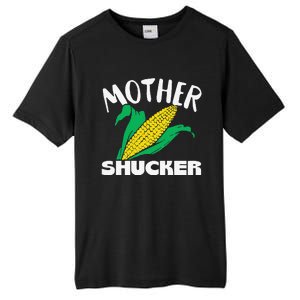 Mother Shucker Mom Pun Funny Corn Farmer Mom Gift Tall Fusion ChromaSoft Performance T-Shirt