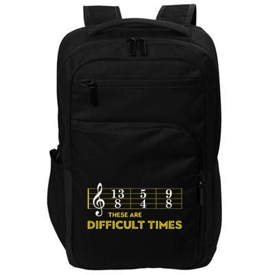 Musician Sheet Music These Are Difficult Times Impact Tech Backpack