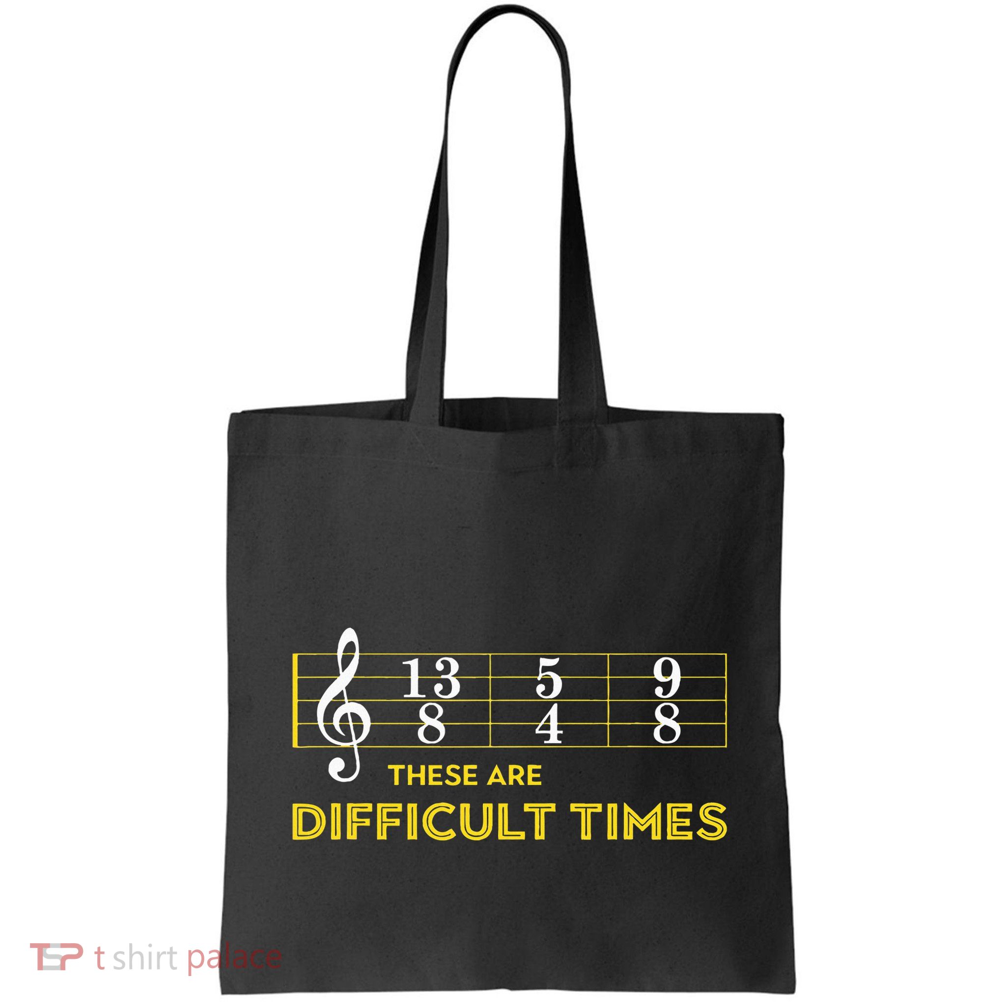 Musician Sheet Music These Are Difficult Times Bag