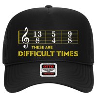Musician Sheet Music These Are Difficult Times Hat