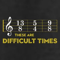 Musician Sheet Music These Are Difficult Times Hat