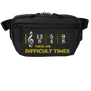 Musician Sheet Music These Are Difficult Times Crossbody Pack