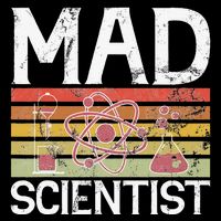 Mad Scientist Flat Bill Trucker Hat