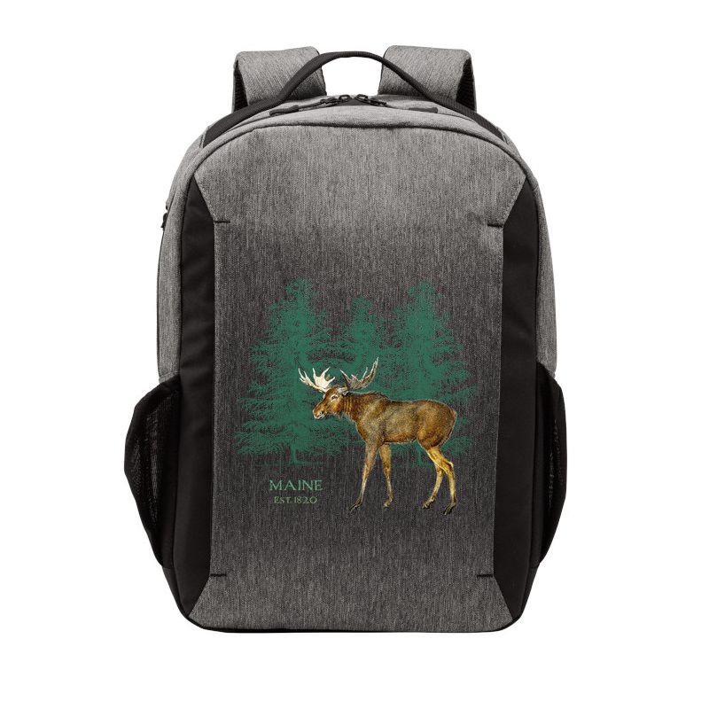 Maine State Moose Lovers Trees Vintagelook Souvenir Gift Vector Backpack