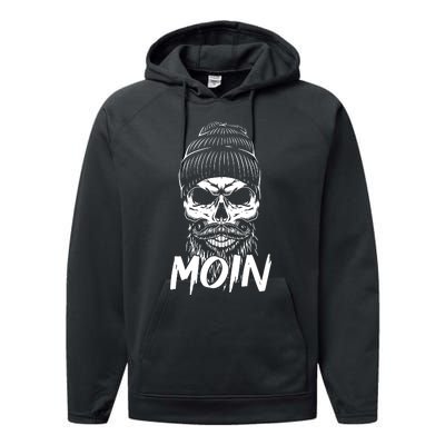 Moin Skull Performance Fleece Hoodie