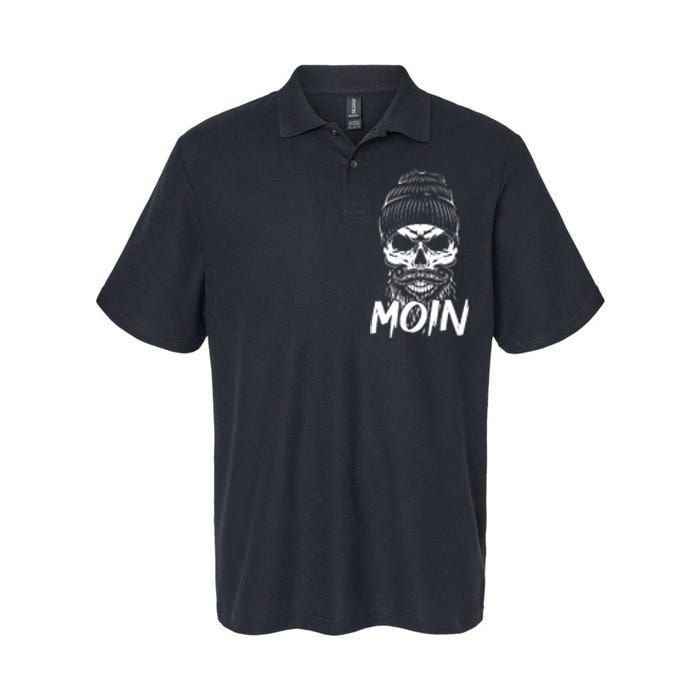 Moin Skull Softstyle Adult Sport Polo