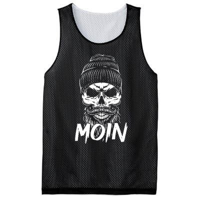 Moin Skull Mesh Reversible Basketball Jersey Tank