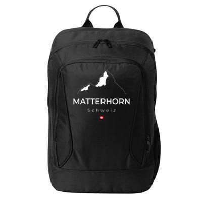 Matterhorn Switzerland Mountains Rockclimbing Hiking City Backpack