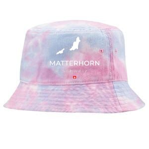 Matterhorn Switzerland Mountains Rockclimbing Hiking Tie-Dyed Bucket Hat