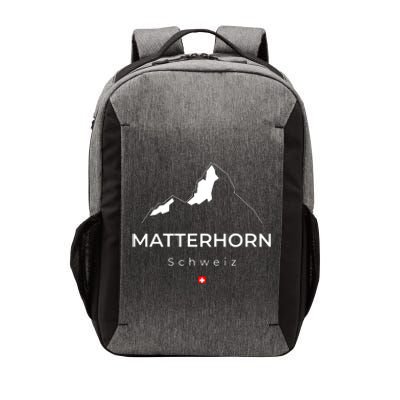 Matterhorn Switzerland Mountains Rockclimbing Hiking Vector Backpack