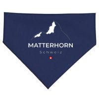 Matterhorn Switzerland Mountains Rockclimbing Hiking USA-Made Doggie Bandana