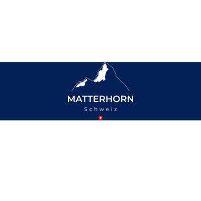 Matterhorn Switzerland Mountains Rockclimbing Hiking Bumper Sticker