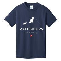 Matterhorn Switzerland Mountains Rockclimbing Hiking Kids T-Shirt