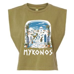 Mykonos Souvenir / Mykonos Greece / Mykonos Garment-Dyed Women's Muscle Tee