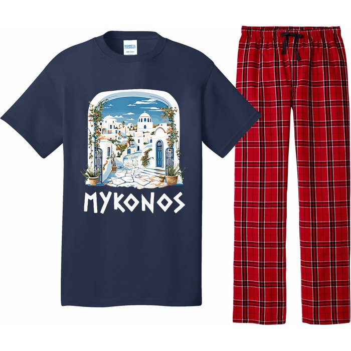 Mykonos Souvenir / Mykonos Greece / Mykonos Pajama Set