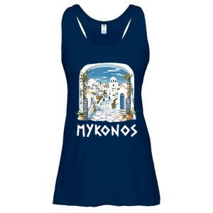 Mykonos Souvenir / Mykonos Greece / Mykonos Ladies Essential Flowy Tank