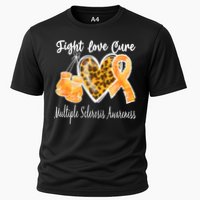 Multiple Sclerosis Ms Fight Love Cure Gift Cooling Performance Crew T-Shirt