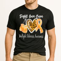 Multiple Sclerosis Ms Fight Love Cure Gift Cooling Performance Crew T-Shirt