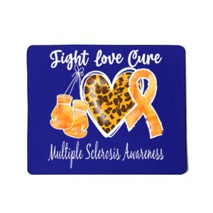 Multiple Sclerosis Ms Fight Love Cure Gift Mousepad