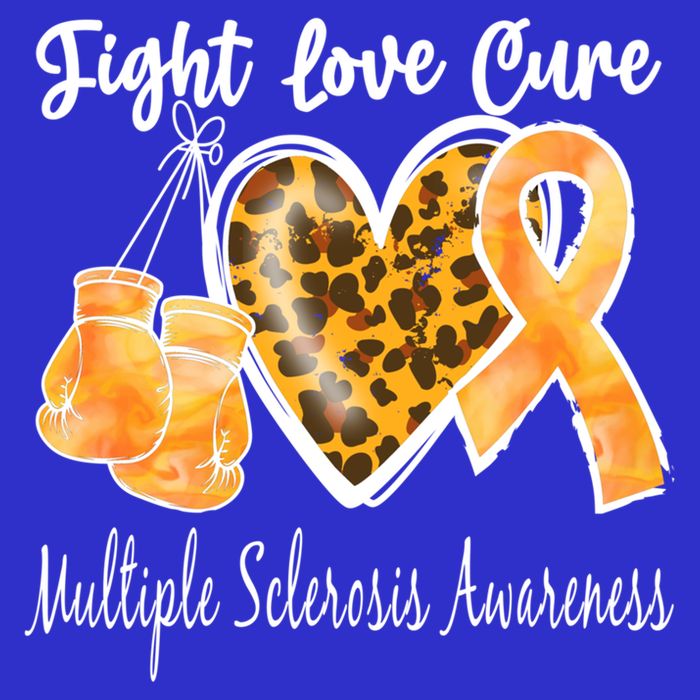Multiple Sclerosis Ms Fight Love Cure Gift Visor