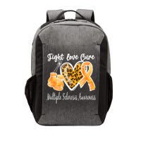 Multiple Sclerosis Ms Fight Love Cure Gift Vector Backpack