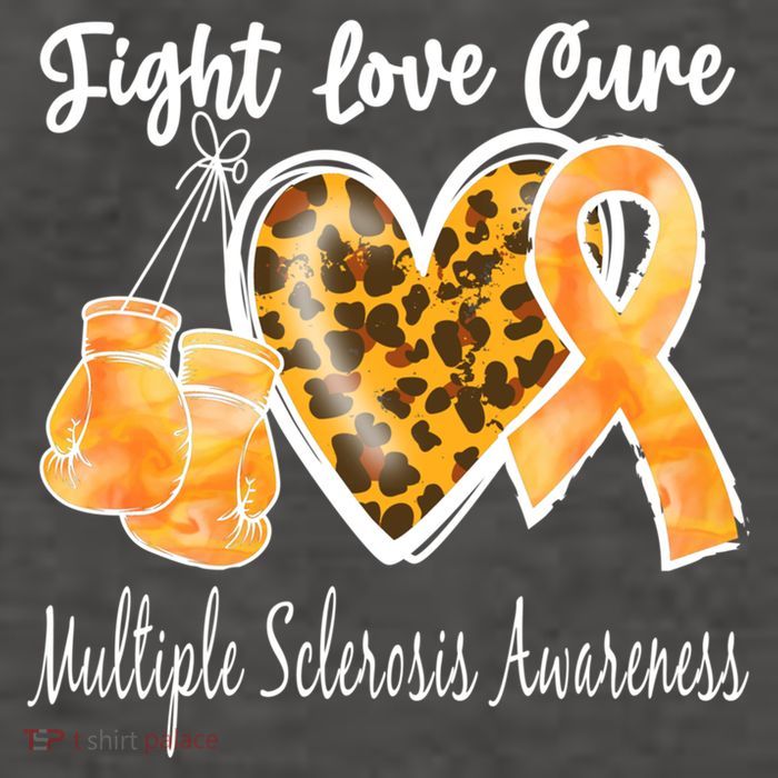 Multiple Sclerosis Ms Fight Love Cure Gift Vector Backpack