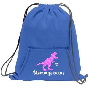 Mommy Saurus Mommysaurus Dinosaur Family Mom Gift Sweatshirt Cinch Pack Bag