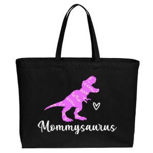 Mommy Saurus Mommysaurus Dinosaur Family Mom Gift Cotton Canvas Jumbo Tote