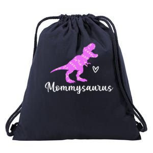 Mommy Saurus Mommysaurus Dinosaur Family Mom Gift Drawstring Bag