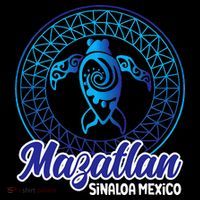 Mazatlan Sinaloa Mexico Souvenirs Baja California Turtles Drawstring Bag