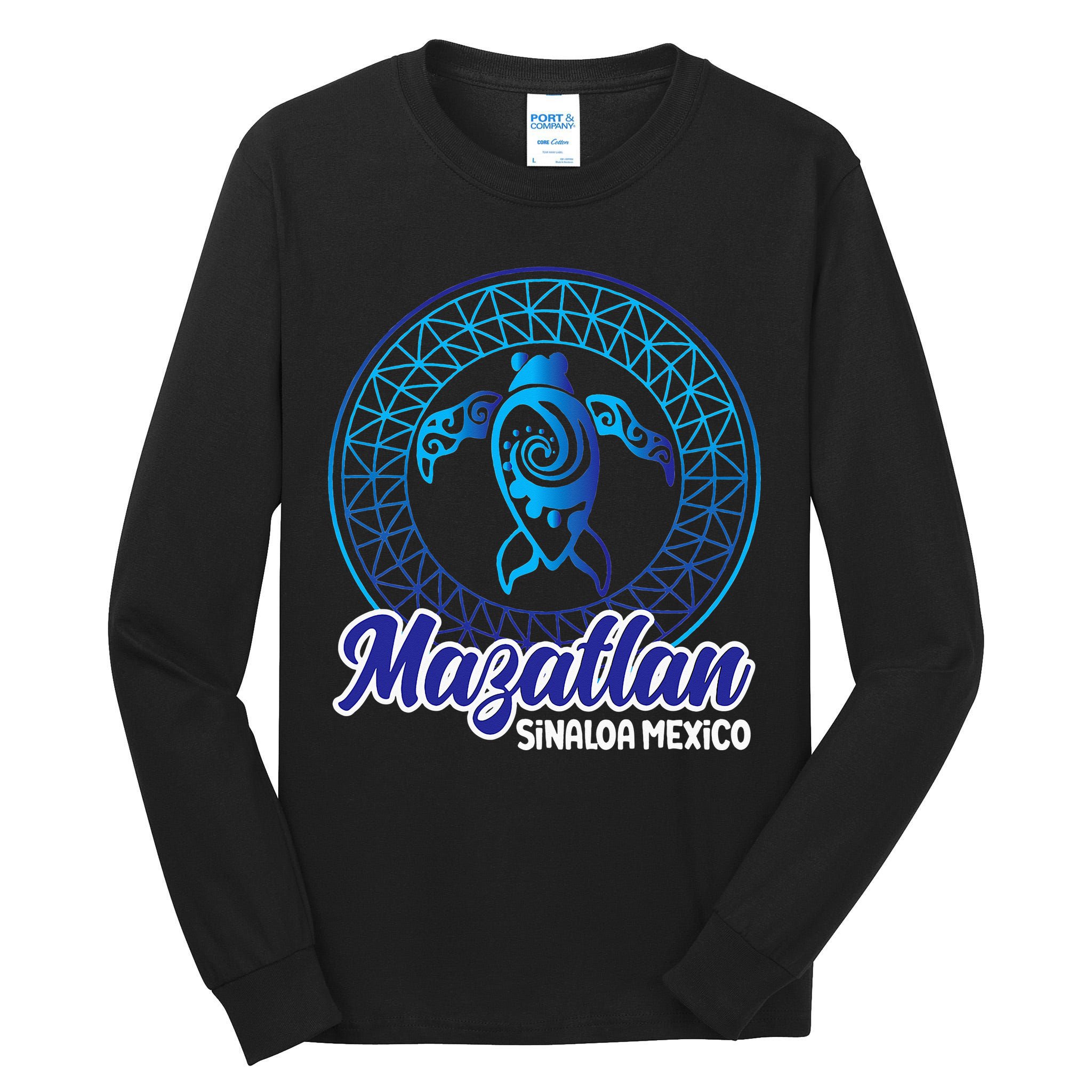 Mazatlan Sinaloa Mexico Souvenirs Baja California Turtles Tall Long Sleeve T-Shirt