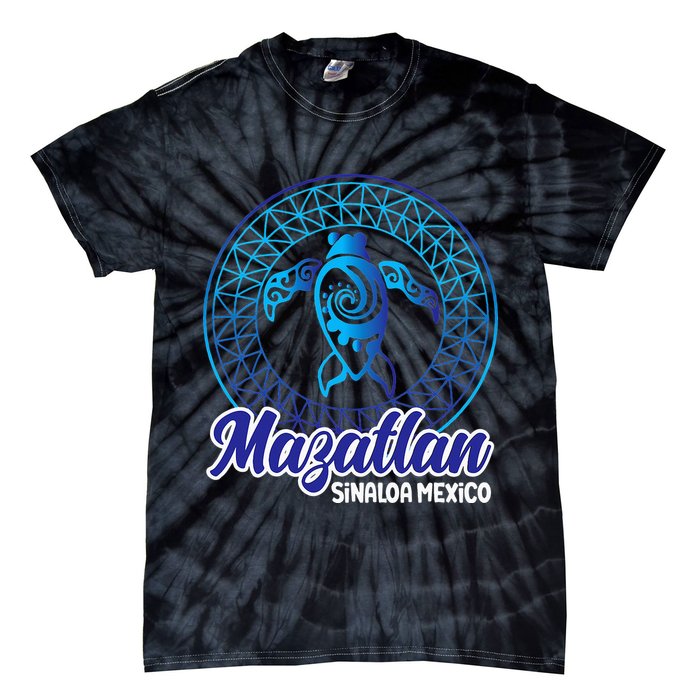 Mazatlan Sinaloa Mexico Souvenirs Baja California Turtles Tie-Dye T-Shirt