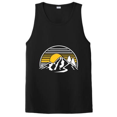 Mountains Sun PosiCharge Competitor Tank
